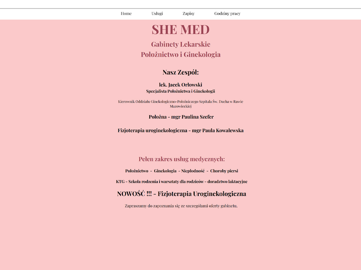 She Med — przed