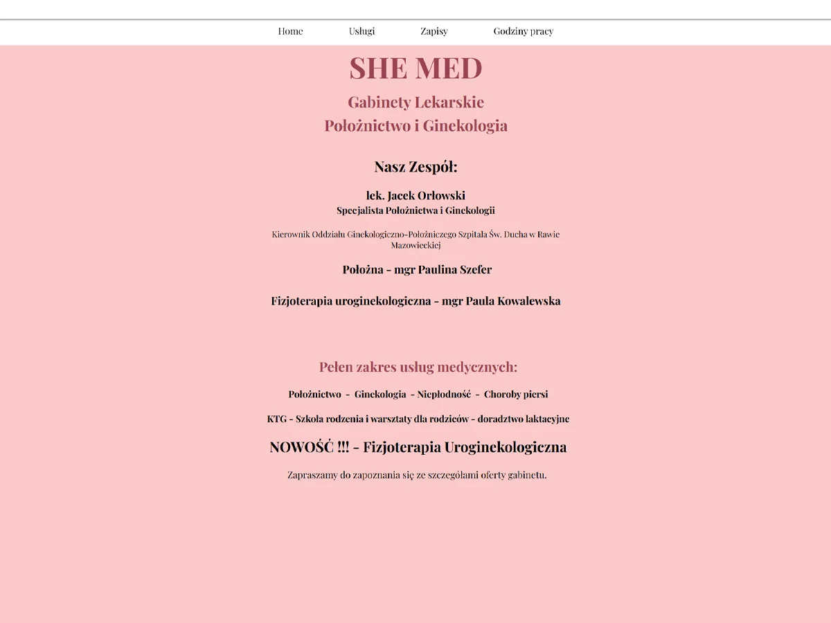 She Med — przed