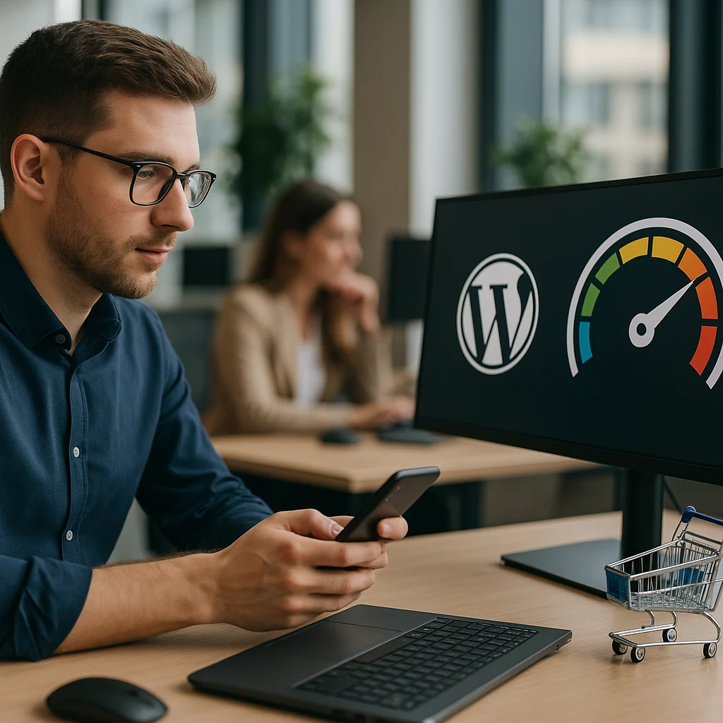 Optymalizacja prędkości WordPress w ramach opieki dla sklepu WooCommerce