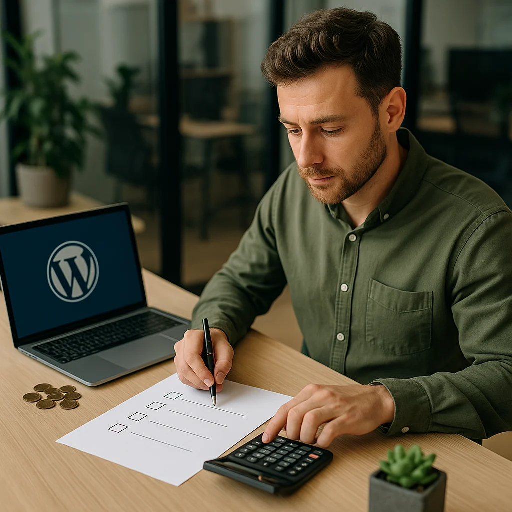 Jak wycenić usługę opieki WordPress jako freelancer lista kontrolna