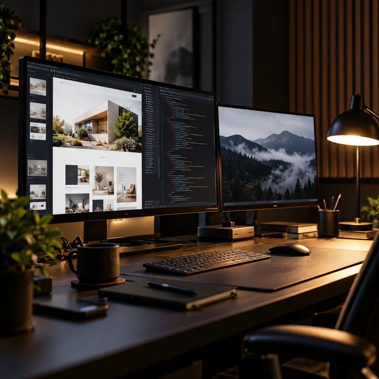 Projekt strony internetowej na ekranie laptopa